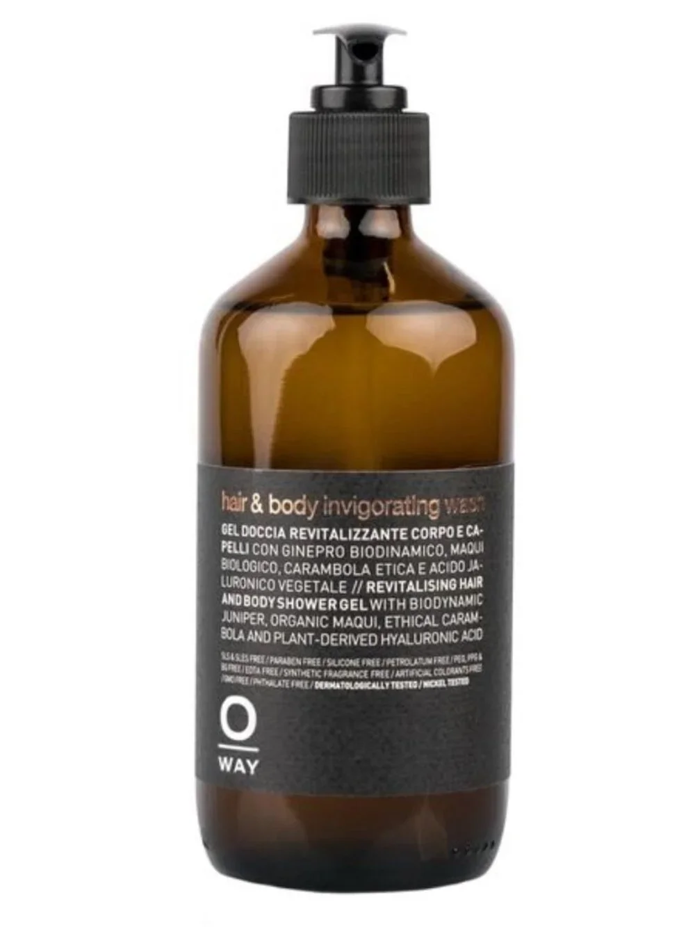 Oway Invigorating Wash for hair and body - 8.1 oz